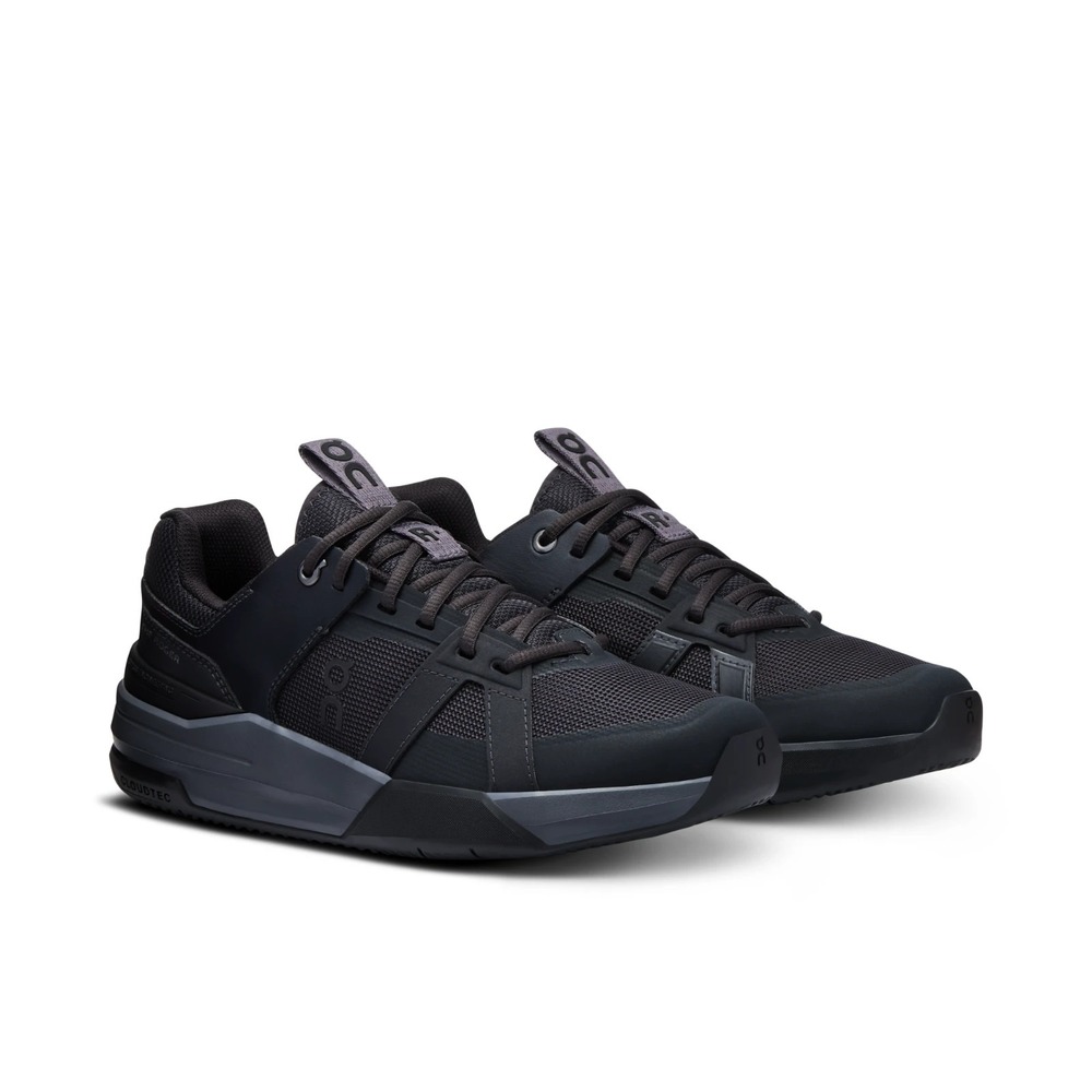 On Running THE ROGER Clubhouse Pro Youth Tennis Shoes Black Eclipse US 4Y EU 36